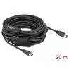 Kabel aktywny USB 3.2 Gen.1 USB typ A do USB typ B 20m Delock 85382