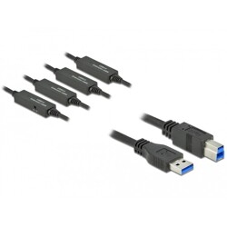 Kabel aktywny USB 3.2 Gen.1 USB typ A do USB typ B 20m Delock 85382