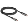 Kabel danych i szybkiego ładowania USB 2.0 USB-C męsko-męski PD 3.0 100W ze wskaźnikiem zasilania 2m Delock 86809