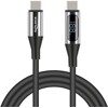 Kabel danych i szybkiego ładowania USB 2.0 USB-C męsko-męski PD 3.0 100W ze wskaźnikiem zasilania 2m Delock 86809