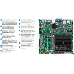 Intel DN2800MT (Atom D2800 Dual Core 1,86 GHz HT) 8-19V DC