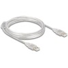 Przewód z wtykiem męskim USB 2.0 typ A - wtyk męski USB 2.0 typ A 3m przezroczysty Delock 83890