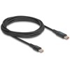 Kabel danych i szybkiego ładowania USB 2.0 USB-C męsko-męski PD 3.1 140W ze wskaźnikiem zasilania 1,2m Delock 88136