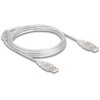 Przewód z wtykiem męskim USB 2.0 typ A - wtyk męski USB 2.0 typ A 2m przezroczysty Delock 83889