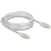 Przewód z wtykiem męskim USB 2.0 typ A - wtyk męski USB 2.0 typ A 5m przezroczysty Delock 83891