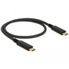 Kabel USB 3.1 10Gbps 2x typ C 50cm PD 3A Delock 83042