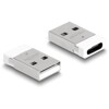 Zestaw kabla USB 5 w 1 do transmisji danych i ładowania oraz adaptera PD 3.0 60W biały Delock 66612
