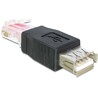 Adapter USB 2.0-A gniazdo - RJ45 wtyk Delock 65234