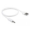Kabel USB-A wtyk - 3,5mm Jack 4-pin. IPod Shuffle 1+2 1m Delock 83182
