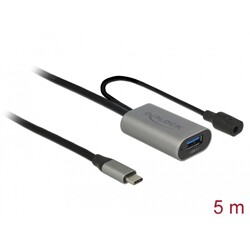 Aktywny przedłużacz USB 3.1 Gen.1 USB-C do USB typ A 5m Delock 85391