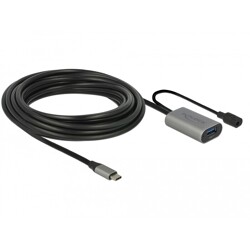 Aktywny przedłużacz USB 3.1 Gen.1 USB-C do USB typ A 5m Delock 85391