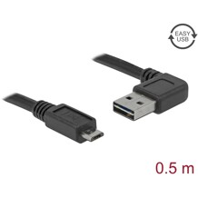 Przewód USB 2.0 typ A na USB 2.0 typ micro-B 50cm Delock 85163