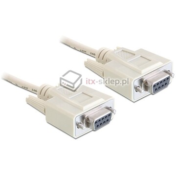 Kabel RS-232 Null Modem 1,8m żeńsko-żeński F-F