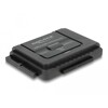 Konwerter USB 5Gbps do SATA 6Gb/s / 40-pinowe IDE / 44-pinowe IDE z funkcją archiwizacji Delock 61486