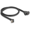 Kabel USB 3.1 Gen.2 klucz A 20 pin męski - USB 3.1 Gen.2 USB-C żeński na panel 45cm Delock 85326