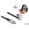Kabel USB 2.0 USB-C męsko-męski kątowy 180° 2m PD 60W Delock 88160