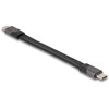 Płaski kabel wstążkowy USB 40Gbps FPC z USB-C do USB-C 15cm PD 3.0 100W Delock 80099