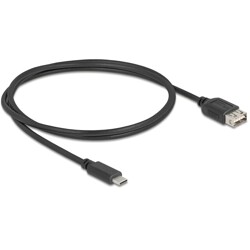 Kabel USB 2.0 USB-C męski na EASY USB typ A żeński 1m Delock 81536