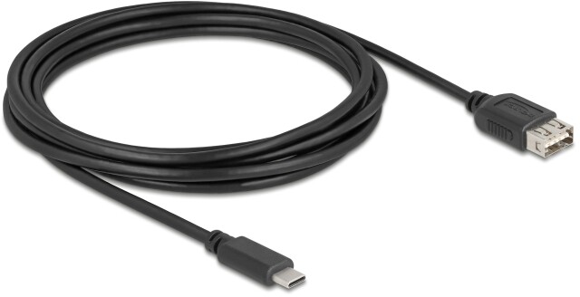Kabel USB 2.0 USB-C męski na EASY USB typ A żeński 3m Delock 81538