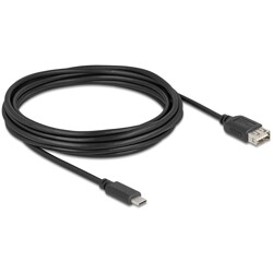 Kabel USB 2.0 USB-C męski na EASY USB typ A żeński 5m Delock 81539