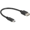 Kabel USB 2.0 USB-C męski na EASY USB typ A żeński 20cm Delock 81534