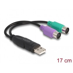 Adapter USB do PS/2 chipset CJS1028 Delock 61051