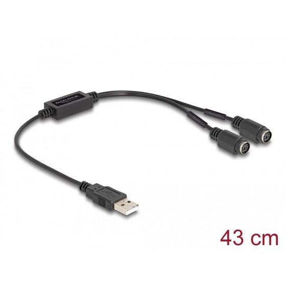 Adapter USB do PS/2 chipset CSC0101A-S16G Delock 61061