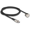 Kabel USB 2.0 USB-C męsko-męski kątowe 180° 1m PD 3.0 60W Delock 88159