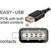 Kabel USB 2.0 USB-C męski na EASY USB typ A żeński 2m Delock 81537