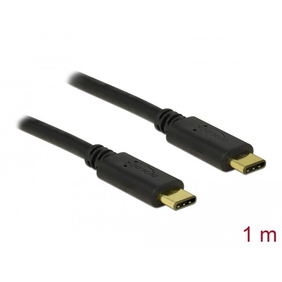 Kabel USB 2.0 typ C - typ C 1m 3A Delock 83673