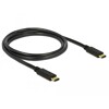 Kabel USB 2.0 typ C - typ C 1m 3A Delock 83673