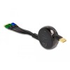 Kabel USB 3w1 do szybkiego ładowania z rolką dla micro USB / 2x USB-C czarny Delock 85359