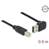 Przewód USB 2.0 typ A na USB 2.0 typ B kątowy 50cm Delock 85183