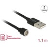 Kabel magnetyczny USB Data i ładowania czarny 1,1m Delock 85724