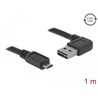 Przewód USB 2.0 typ A na USB 2.0 typ micro-B 1m czarny Delock 83382