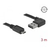 Przewód USB 2.0 typ A na USB 2.0 typ micro-B 3m czarny Delock 83384