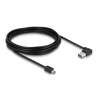 Przewód USB 2.0 typ A na USB 2.0 typ mini-B 5m czarny Delock 83381