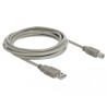Przewód z wtykiem męskim USB 2.0 typ A - wtyk męski USB 2.0 typ B 3m Delock 82216