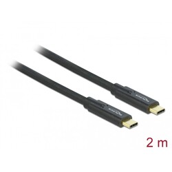 Kabel USB 3.1 Gen.1 2x typ C 2m PD 5A Delock 85527