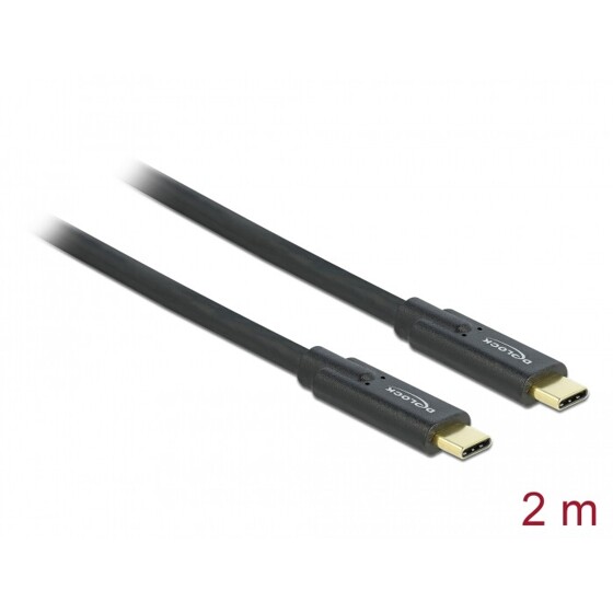 Kabel USB 3.1 Gen.1 2x typ C 2m PD 5A Delock 85527