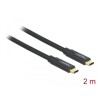 Kabel USB 3.1 Gen.1 2x typ C 2m PD 5A Delock 85527