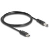 Kabel zasilający USB-C do wtyku DC 5,5 x 2,1mm męski 1m Delock 85397