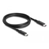 Kabel koncentryczny USB 4.0 40Gbps 1,2m USB PD 3.1 240W Delock 80009