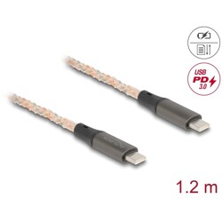 Kabel USB 2.0 USB-C męsko-męski PD 3.0 100W z podświetleniem RGB 1,2m Delock 88288