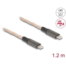 Kabel USB 2.0 USB-C męsko-męski PD 3.0 100W z podświetleniem RGB 1,2m Delock 88288