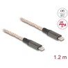 Kabel USB 2.0 USB-C męsko-męski PD 3.0 100W z podświetleniem RGB 1,2m Delock 88288