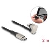 Kabel danych i ładowania USB-C do Lightning kątowy 180° 2m MFi Delock 80026