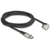 Kabel danych i ładowania USB-C do Lightning kątowy 180° 2m MFi Delock 80026