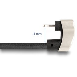 Kabel danych i ładowania USB-C do Lightning kątowy 180° 2m MFi Delock 80026 Kabel danych i ładowania USB-C do Lightning kątowy 180° 2m MFi Delock 80026