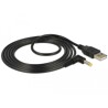 Kabel zasilania USB - DC 4,0 x 1,7 mm męski 90° 1,5m Delock 85544